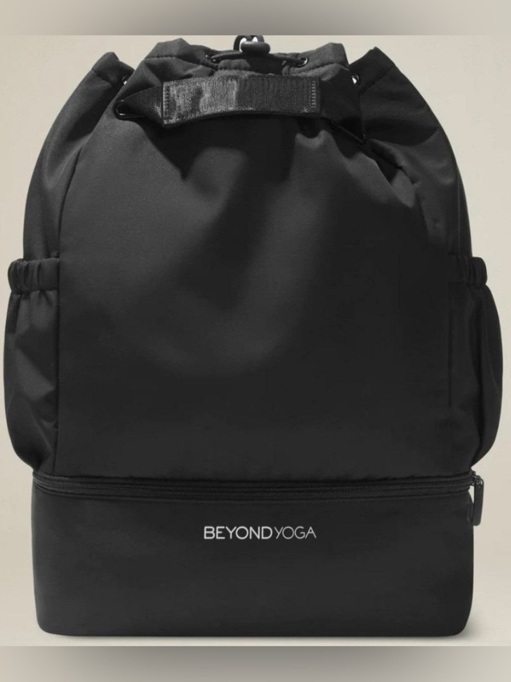 Beyond Yoga Convertible Backpack / Bag  in Black Athleisure Minimalist Active